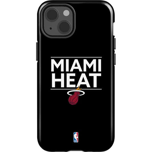 NBA Miami Heat Standard - Black iPhone 14 Impact Case