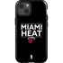 NBA Miami Heat Standard - Black iPhone 14 Impact Case