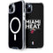 NBA Miami Heat Standard - Black iPhone 15 Plus MagSafe Case