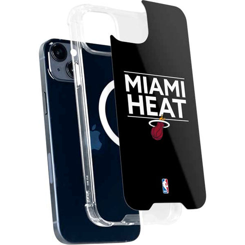 NBA Miami Heat Standard - Black iPhone 15 Plus MagSafe Case