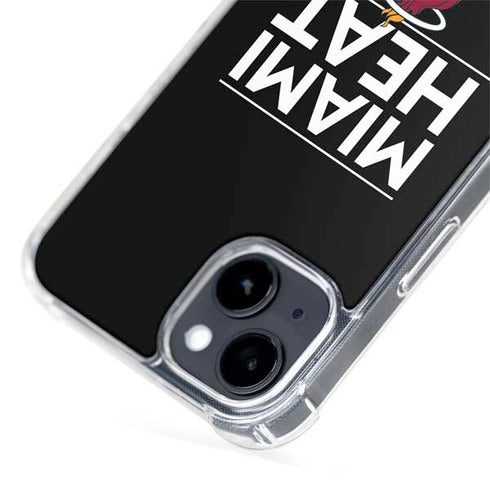 NBA Miami Heat Standard - Black iPhone 15 Plus MagSafe Case