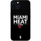 NBA Miami Heat Standard - Black iPhone 15 Plus Skin