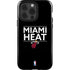 NBA Miami Heat Standard - Black iPhone 15 Pro Impact Case
