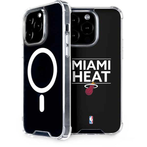 NBA Miami Heat Standard - Black iPhone 15 Pro MagSafe Case