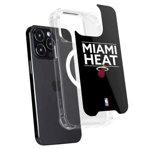 NBA Miami Heat Standard - Black iPhone 15 Pro MagSafe Case