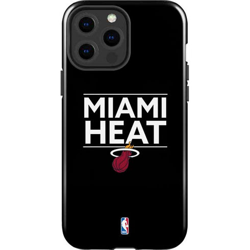 NBA Miami Heat Standard - Black iPhone 15 Pro Max Impact Case