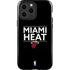 NBA Miami Heat Standard - Black iPhone 15 Pro Max Impact Case