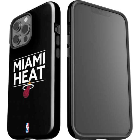 NBA Miami Heat Standard - Black iPhone 15 Pro Max Impact Case