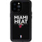 NBA Miami Heat Standard - Black iPhone 14 Pro Max Waterproof Case