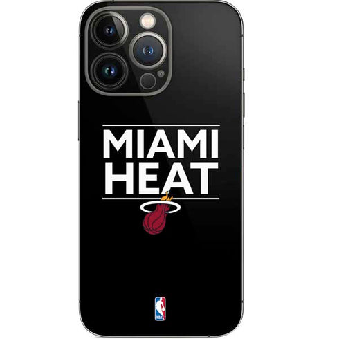NBA Miami Heat Standard - Black iPhone 14 Pro Skin