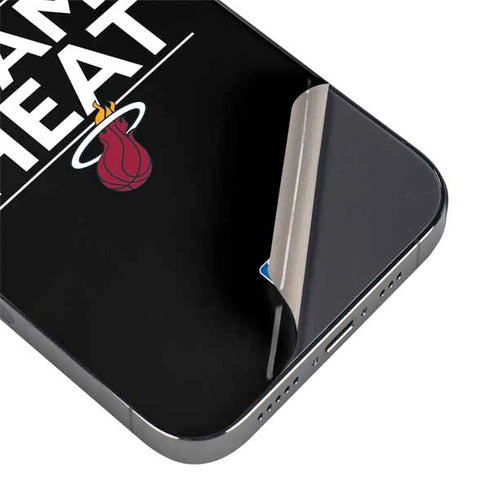 NBA Miami Heat Standard - Black iPhone 14 Pro Skin
