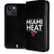 NBA Miami Heat Standard - Black iPhone 15 Plus Folio Case