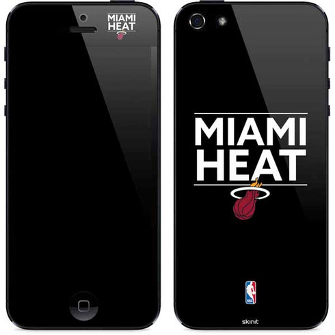 NBA Miami Heat Standard - Black iPhone 5/5s/5SE Skin