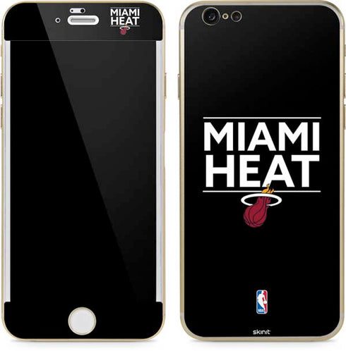 NBA Miami Heat Standard - Black iPhone 6/6s Skin