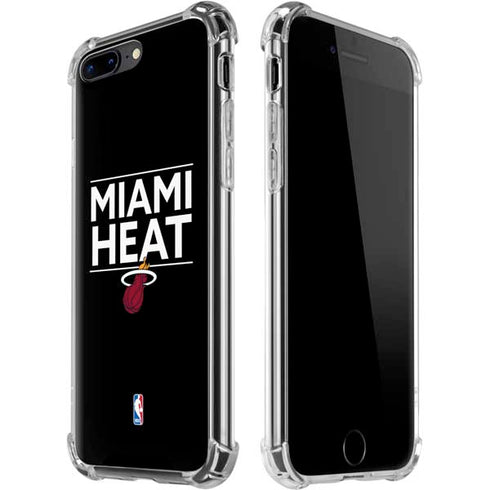 NBA Miami Heat Standard - Black iPhone 7/8 Plus Clear Case
