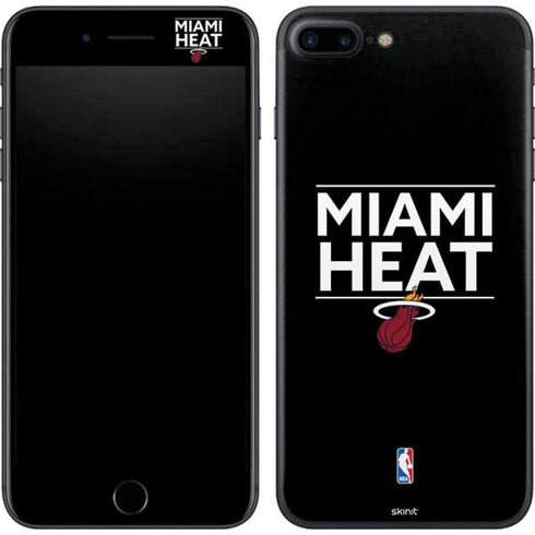 NBA Miami Heat Standard - Black iPhone 8 Plus Skin