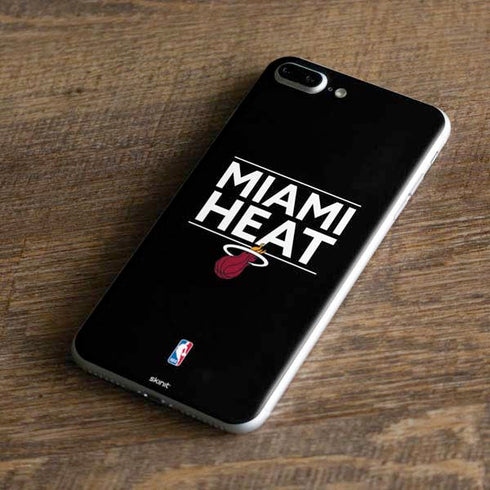 NBA Miami Heat Standard - Black iPhone 8 Plus Skin