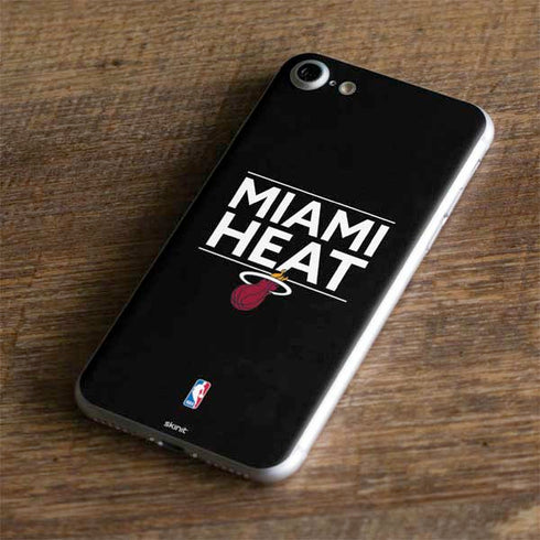NBA Miami Heat Standard - Black iPhone 8 Skin