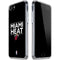 NBA Miami Heat Standard - Black iPhone SE (2nd & 3rd Gen) Clear Case