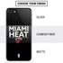 NBA Miami Heat Standard - Black iPhone SE (2nd & 3rd Gen) Skin