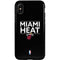 NBA Miami Heat Standard - Black iPhone X Pro Case