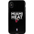 NBA Miami Heat Standard - Black iPhone X Pro Case