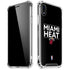 NBA Miami Heat Standard - Black iPhone XR Clear Case