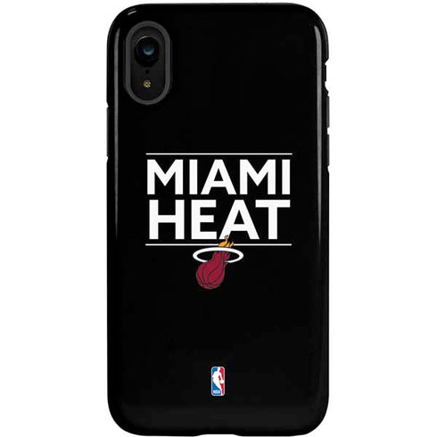 NBA Miami Heat Standard - Black iPhone XR Pro Case