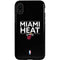 NBA Miami Heat Standard - Black iPhone XR Pro Case
