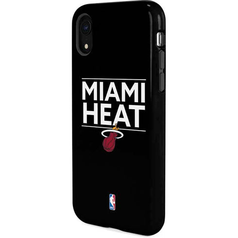 NBA Miami Heat Standard - Black iPhone XR Pro Case