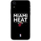 NBA Miami Heat Standard - Black iPhone XR Skin