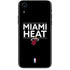 NBA Miami Heat Standard - Black iPhone XR Skin