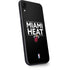 NBA Miami Heat Standard - Black iPhone XR Skin