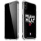 NBA Miami Heat Standard - Black iPhone XS Max Clear Case