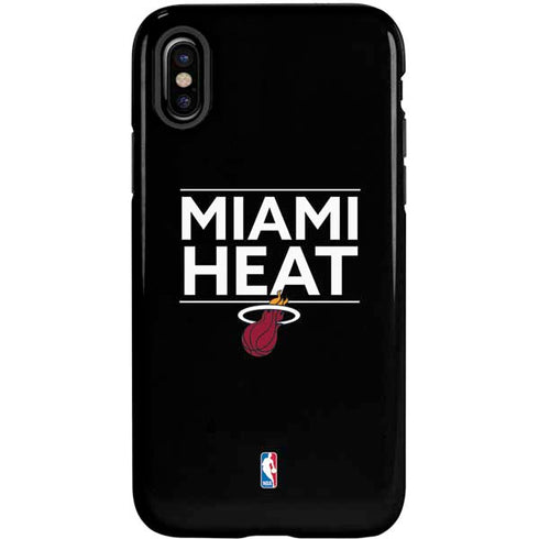 NBA Miami Heat Standard - Black iPhone XS Pro Case