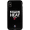 NBA Miami Heat Standard - Black iPhone XS Pro Case