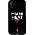 NBA Miami Heat Standard - Black iPhone XS Pro Case