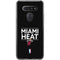 NBA Miami Heat Standard - Black LG K51/Q51 Clear Case