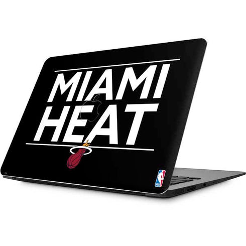 NBA Miami Heat Standard - Black Apple MacBook Skin