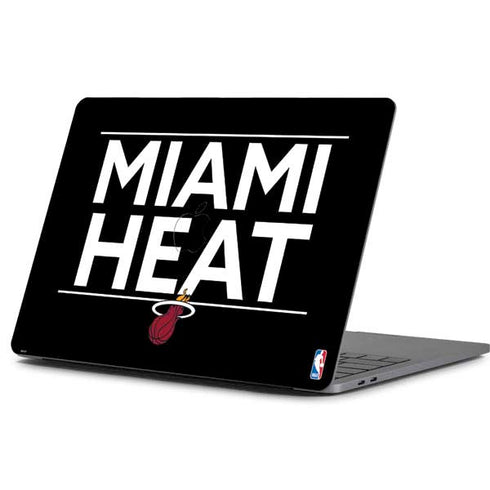 NBA Miami Heat Standard - Black Apple MacBook Pro 13-inch Skin