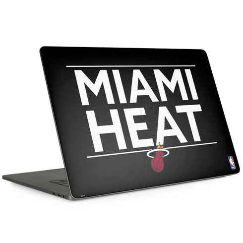 NBA Miami Heat Standard - Black Apple MacBook Pro 15-inch Skin