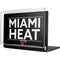 NBA Miami Heat Standard - Black MacBook Pro 16in (2021-25) Case plus Skin