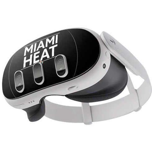 NBA Miami Heat Standard - Black Meta Quest 3 Skin