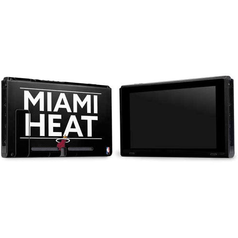 NBA Miami Heat Standard - Black Nintendo Switch Bundle Skin