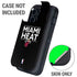 NBA Miami Heat Standard - Black Otterbox Defender iPhone Skin