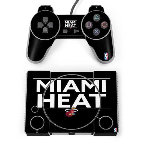 NBA Miami Heat Standard - Black PlayStation Classic Bundle Skin