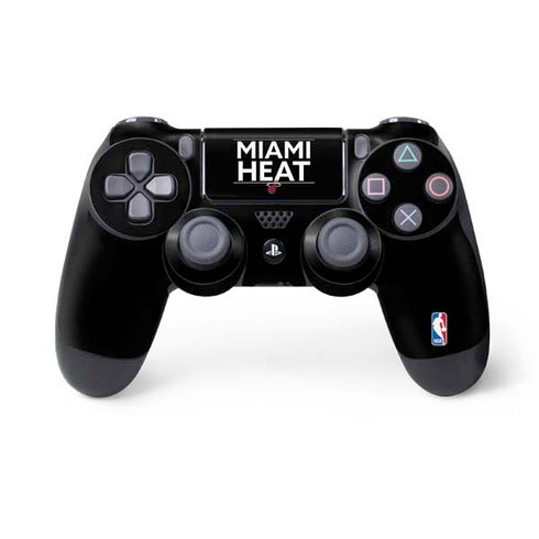 NBA Miami Heat Standard - Black PS4 Controller Skin