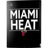 NBA Miami Heat Standard - Black PS5 Console Skin