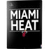 NBA Miami Heat Standard - Black PS5 Digital Edition Console Skin