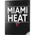 NBA Miami Heat Standard - Black PS5 Digital Edition Console Skin